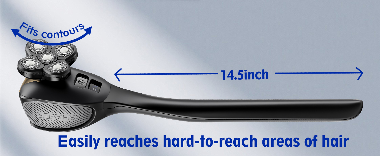 14.5 inch auxiliary arm,easily reach your back