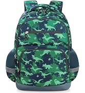 wooshwa Kids Backpack for Boys, 17" tall Toddler Backpack for Preschool Kindergarten Elementary S...