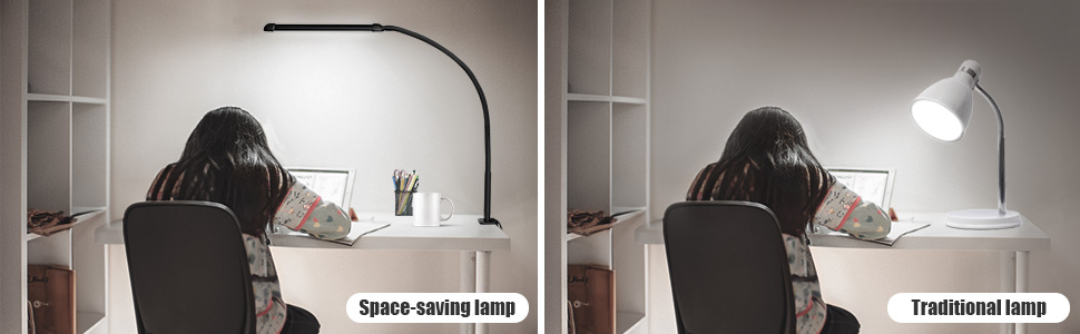 desk lamp with clamp
