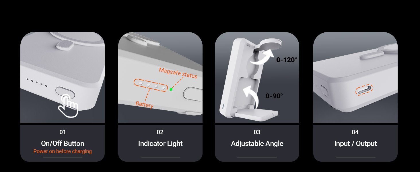 magsafe charger stand wireless
