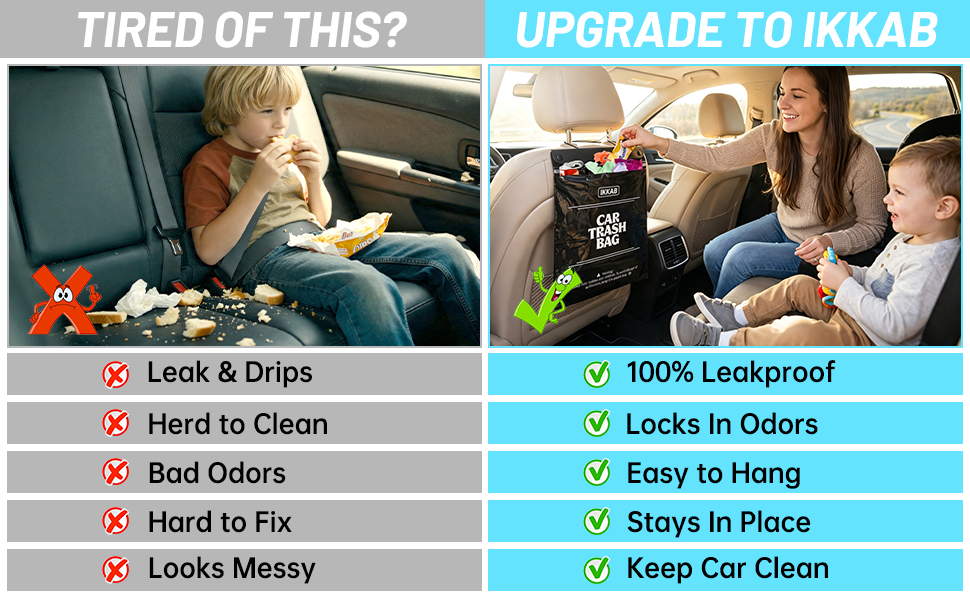 garbage bag for car