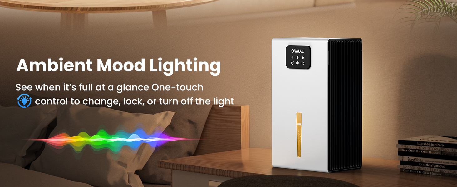 dehumidifier with 7-color light