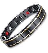 EMMORI Ultra Strength Magnetic Bracelet - 3,500 Gauss Per Magnet -Magnetic Bracelets for Men Woma...