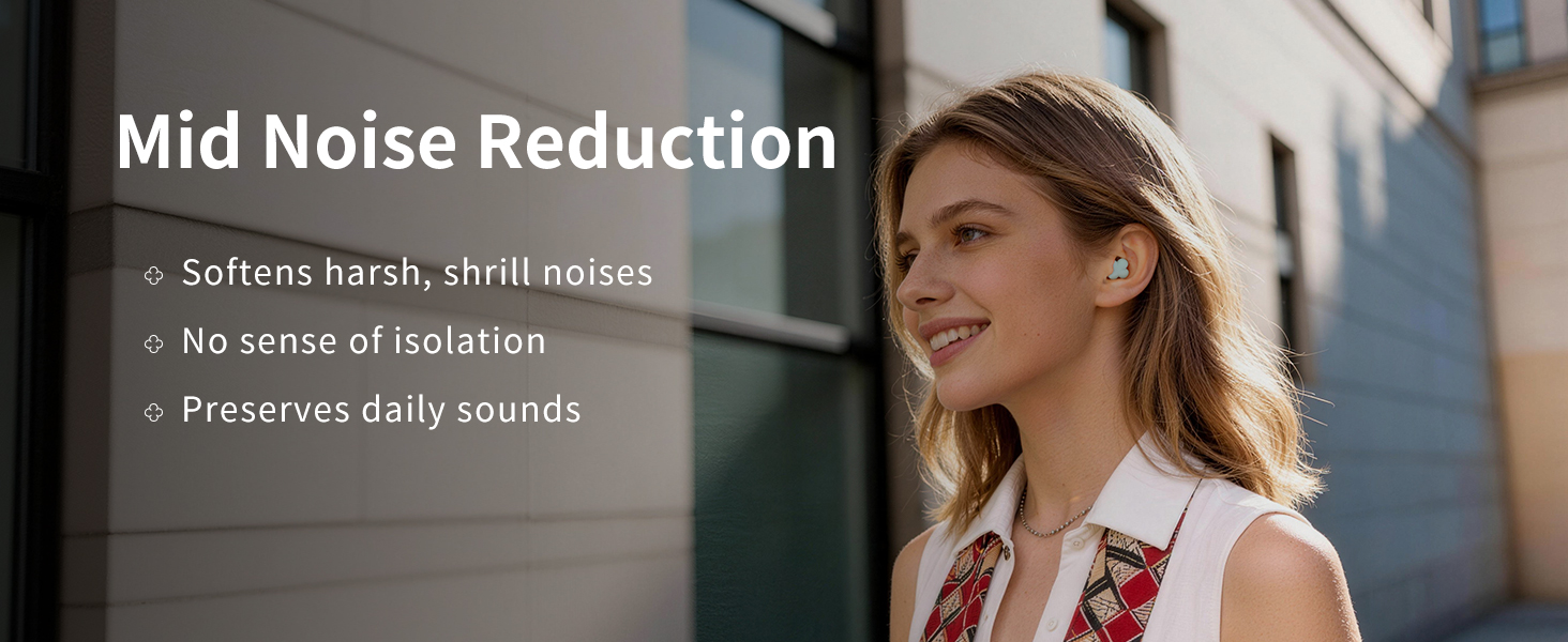 Ear Plugs Noise Cancelling Reusable Earplugs Sleep Work Travel QubitPulse Bloom Earplugs Sleeping