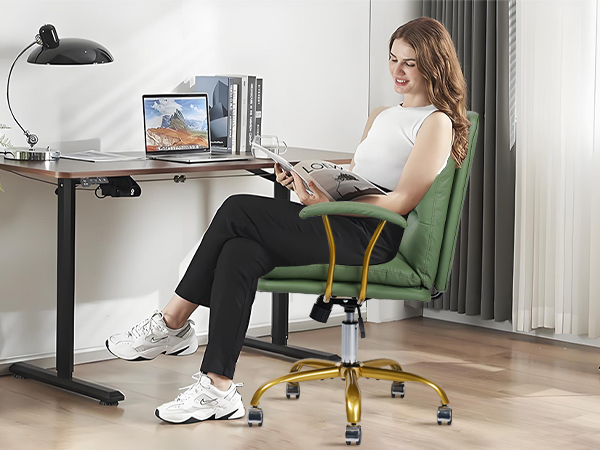 leather desk chair