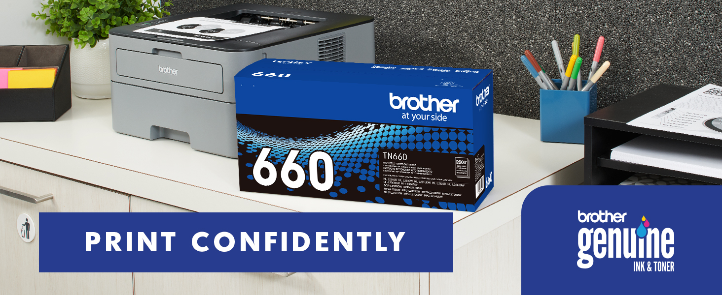 Print Confidently with Brother Genuine Ink &amp; Toner