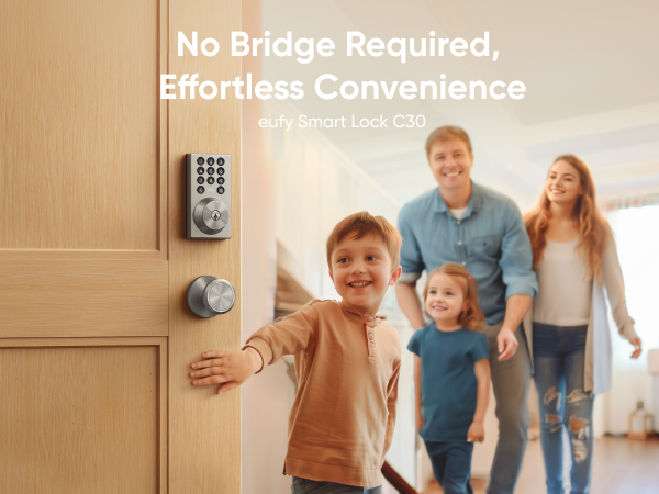 eufy Smart Lock C30, No Bridge Required, Effortless Convenience