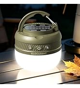 Glocusent Camping Lights Rechargeable, 5000mAh 120H Runtime, Led Camping Lantern with 5 Brightnes...