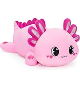Officygnet Axolotl Plush, 13" Soft Stuffed Animal Plush Toy, Cute Axolotl Plush Pillow, Kawaii Pl...