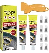 Figpade Car Tire Repair Kit with 2 Tire Repair Glue,8 Tire Repair Plugs,Waterproof Tire Plug Glue...