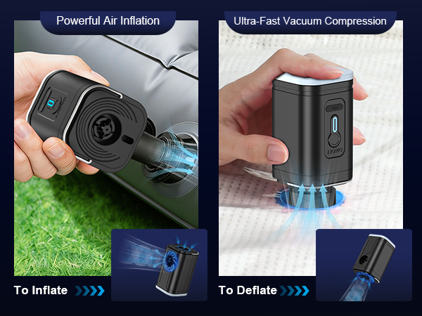 tiny portable air mattress pump
