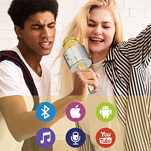 Wireless Bluetooth Karaoke Microphone