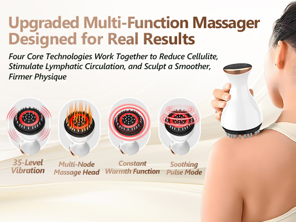 Multi-Function Massager Four core technologies: vibration-heating-pulse-constant temperature