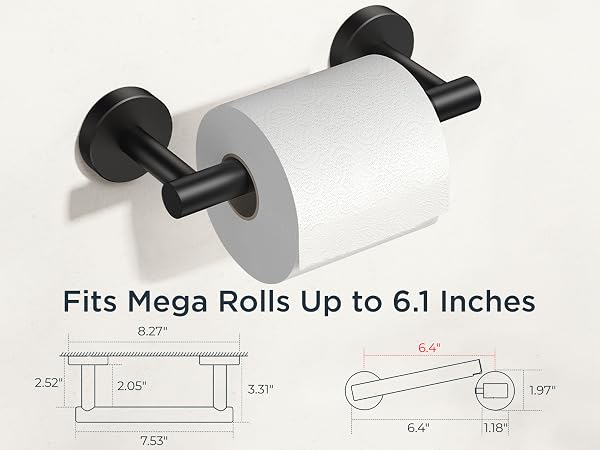 toilet paper holder wall mount