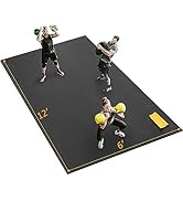 Large Exercise Mat for Home Workout, Ultra-Durable Workout Mat for Home Gym Flooring - High Densi...
