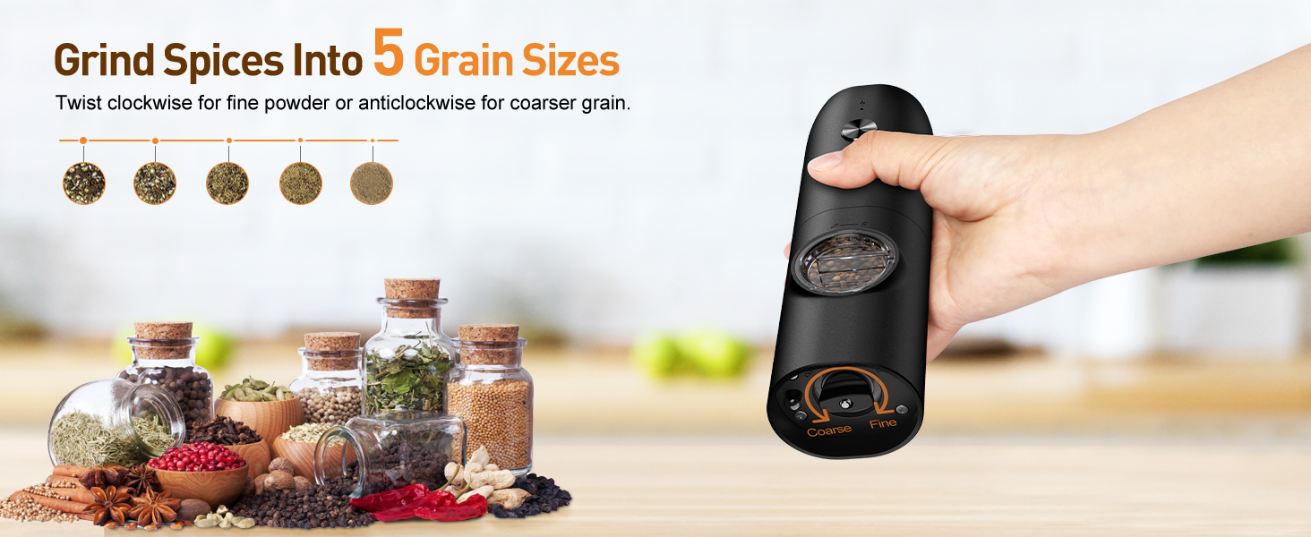 electric pepper grinder