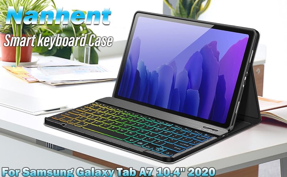Samsung Galaxy Tab A7 10.4 2020 Backlight Keyboard Case
