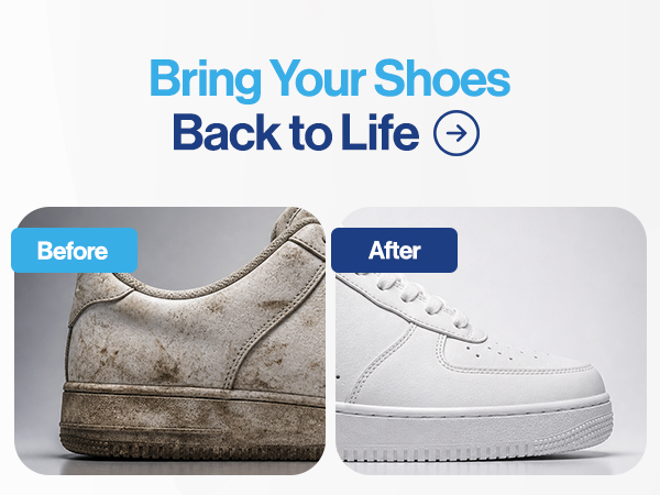 cleaning shoes