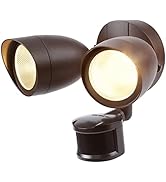 LEONLITE Motion Sensor Flood Light, ETL Listed, Aluminum LED Security Lights Dusk to Dawn, Adjust...