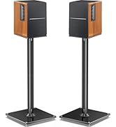 Perlegear Universal Speaker Stands for Surround Sound up to 22lbs - 28 Inch Bookshelf Speaker Sta...