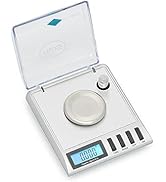 AMERICAN WEIGH SCALES Gemini 20 - Portable Precision Digital Milligram Scale 20g x 0.001g (Silver)