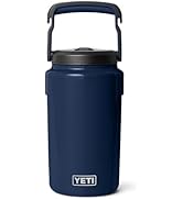 YETI Half Gallon Insulated Straw Cap Water Jug – Leakproof, Lightweight Sports Bottle with Fence ...