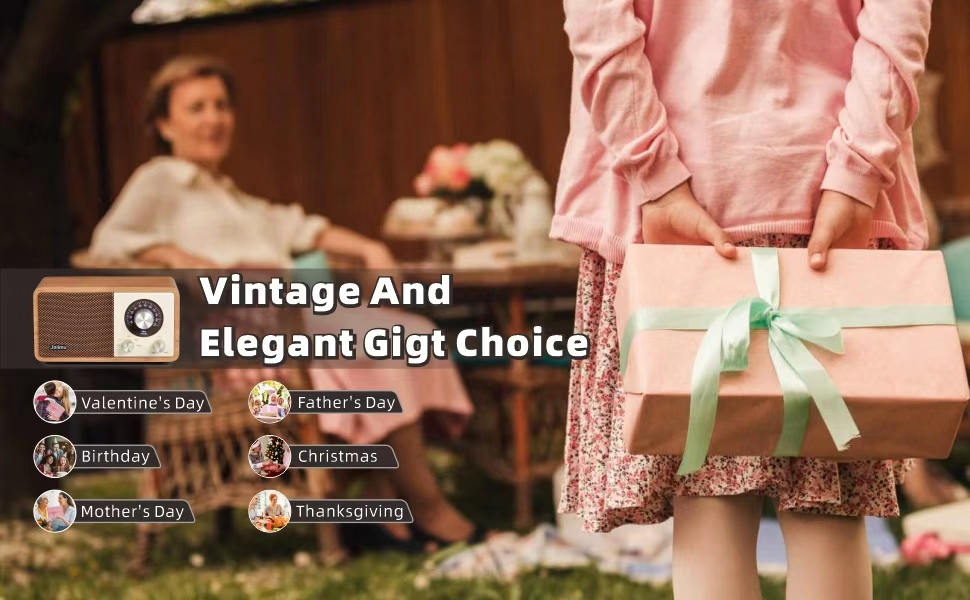 Vintage Radio Bluetooth Speaker