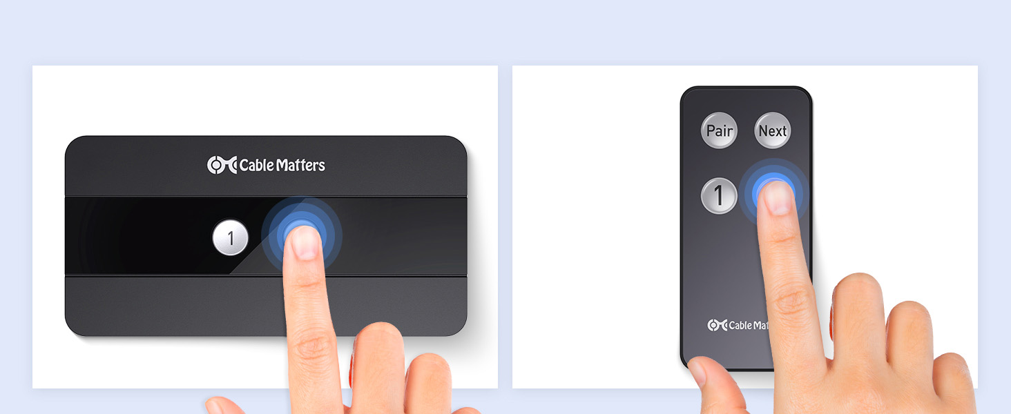 USB C switcher for 2 computers, supporting 10Gbps data transfer across four ports