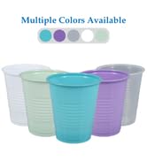Henry Schein 1000 Plastic Lavender Disposable Drinking Cups – 5 oz, Double-Coated for Durability,...