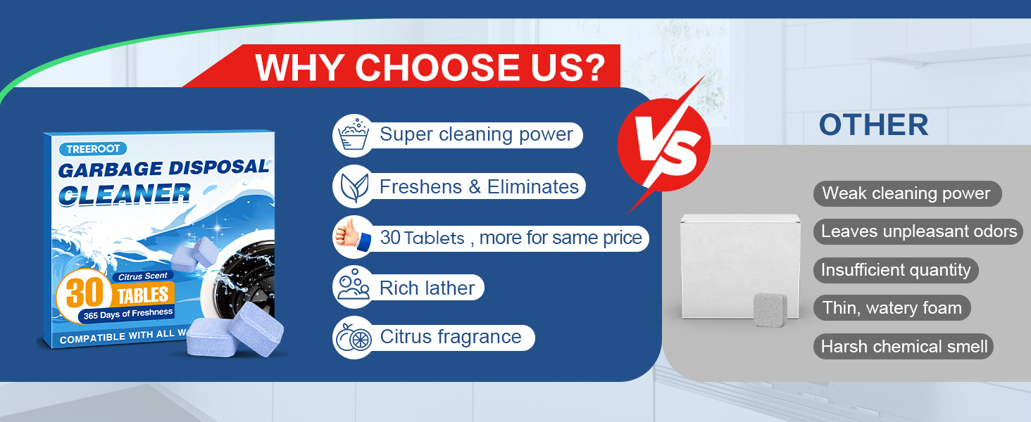 Garbage Disposal Cleaner;Garbage Disposal Cleaner Tablets,Disposal Cleaner,Disposal Deodorizer