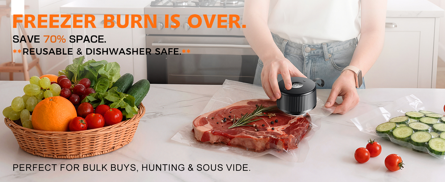 Reusable Vacuum Sealer Bags