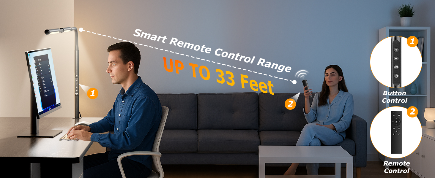 desk lamp with remote