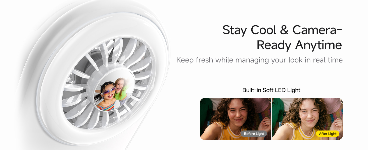 Magnetic phone fanMagnetic phone fan