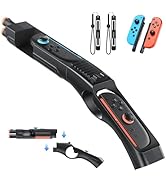 FASTSNAIL [Switch 1/2 Compatible] Shooting Game Gun for Nintendo Switch 2/1/OLED, Detachable Gun ...
