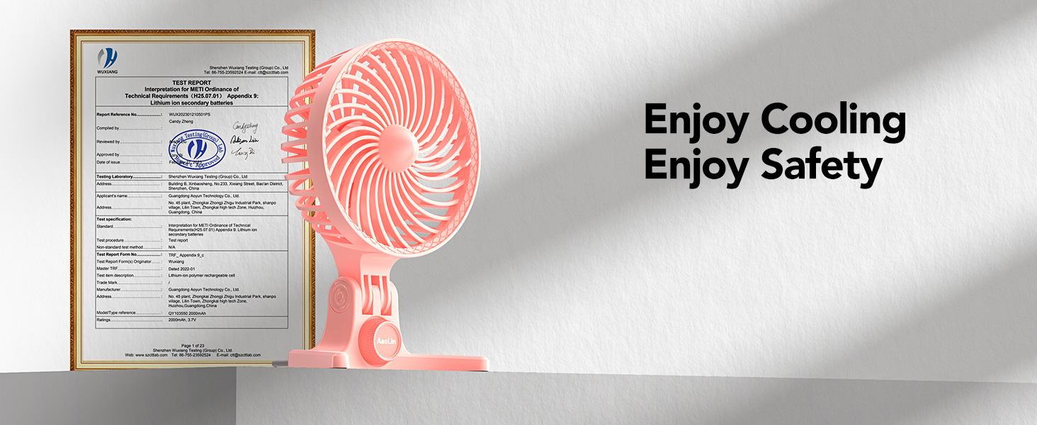 AaoLin USB Desk Fan