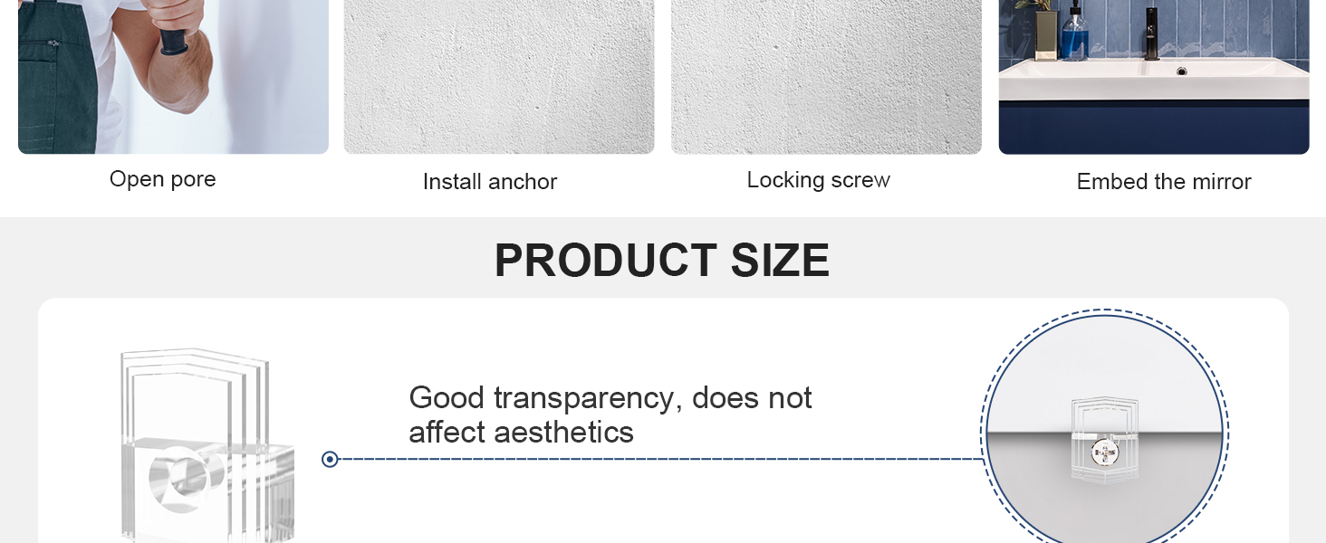 Mounting Mirror Mounting Hardware