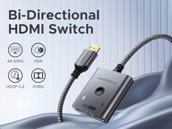 Bidirectional 4K 60Hz HDMI Switch 