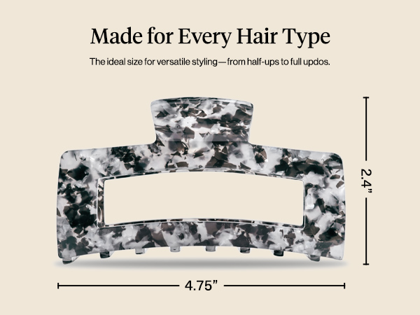 Kitsch Jumbo Hair Clip for Women – Recycled Plastic Hair Claw Clip