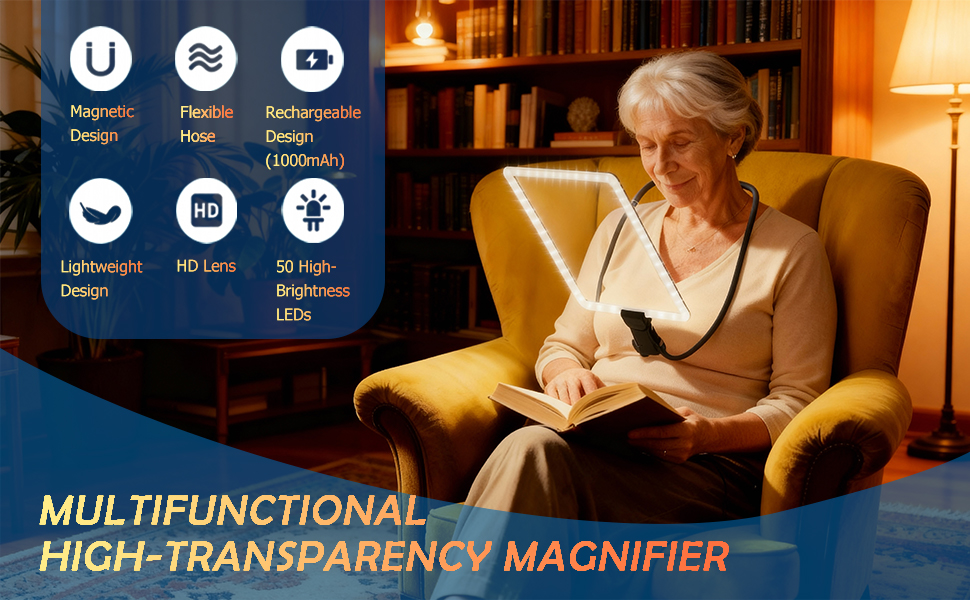 magnifying glass for reading hands free magnifying glass magnifier with light hands free