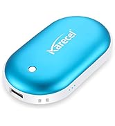 Karecel Rechargeable Hand Warmer, 5200mAh Double-Sided Instant Heating Electric Hand Warmer Power...