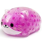 Pink Shiba Lnu Stress Balls for Kids for Adults Squishy Fidget Toys (1Pack) Water Beads Stress Ba...