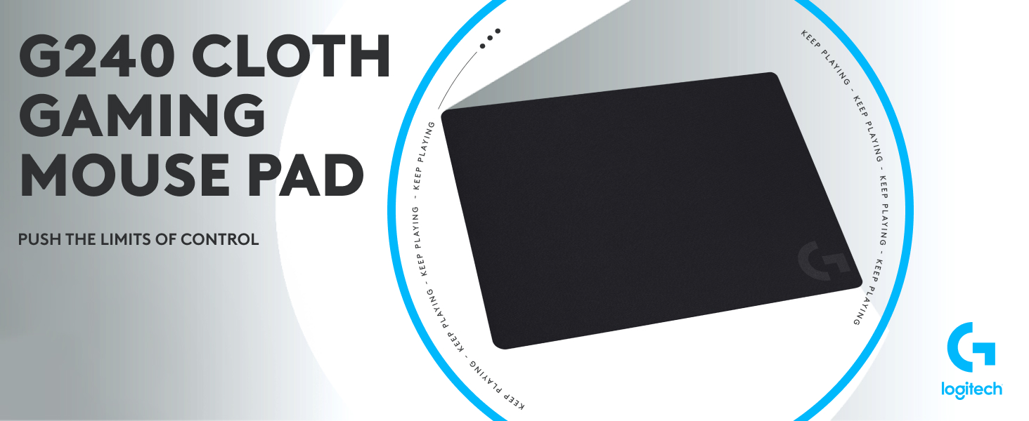 G240 cloth gaming mouse pad