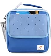 CaCTOUR Lunch Box Kids,Vivid Block Lunch Box for Boys,Large Soft Cooler Lunch Bag for Back to Sch...