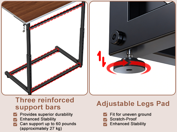 C-Shaped End Table