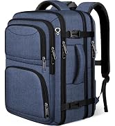 Fxcelets Travel Backpack for Men, Expanable Carry on Luggage Backpack, TSA 17.3 inch Laptop Bag F...