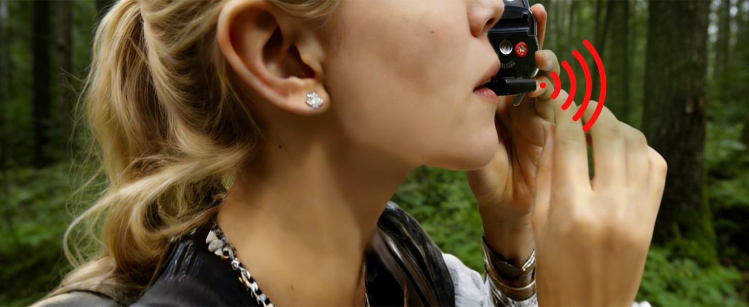 Survival whistle: A bright whistle can help you get attention.