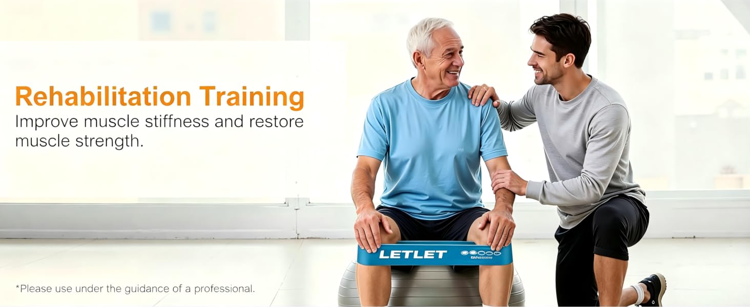 5-Pack Resistance Bands Set for Working Out, Strength Training, Stretching, Pilates, Yoga