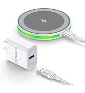 Amtobo iPhone 16e Wireless Charger Fast Charging Pad for iPhone 16/16 Pro Max/16 Plus/16 Pro/15/1...