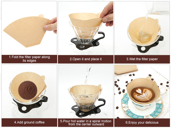 Pour Over Coffee Filter for Drip Coffee Maker