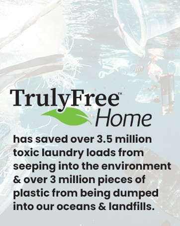 saved over million laundry loads seeping into the environment plastic dumped into the earth crust